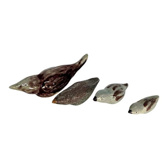 Ceramic Bird‎ Dish Trinket Dish Stoneware Signed by Artist - Picture 3 of 4